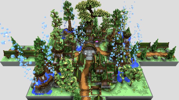 hcf Spawn OLD-VILLAGE 3D Model