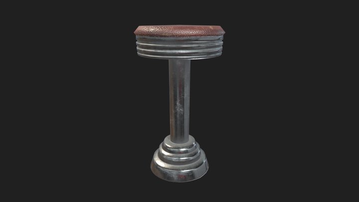Tabouret Exercice 3D Model
