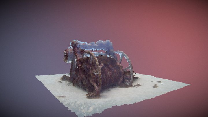 Camp Bay Cable Reel 3D Model
