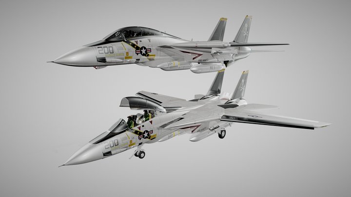 F-14a 3D models - Sketchfab