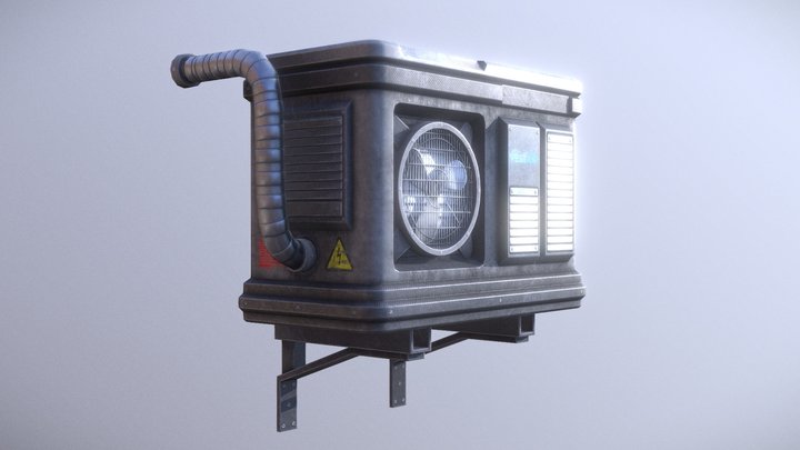 Air Conditioner | Game Asset 3D Model