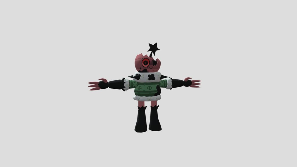 Twisted bobbete from dandys world (rigged)