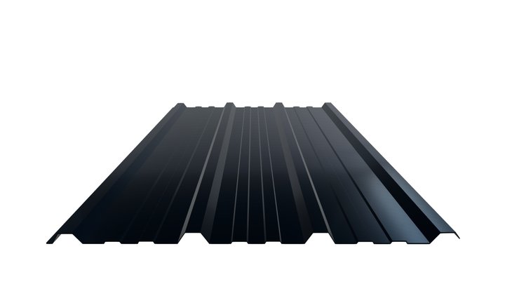 PBR Panels - AG Exposed Fasteners Roofing System 3D Model