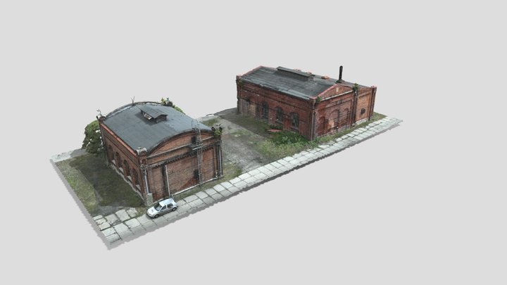KWK Pstrowski - Maszynownie 3D Model