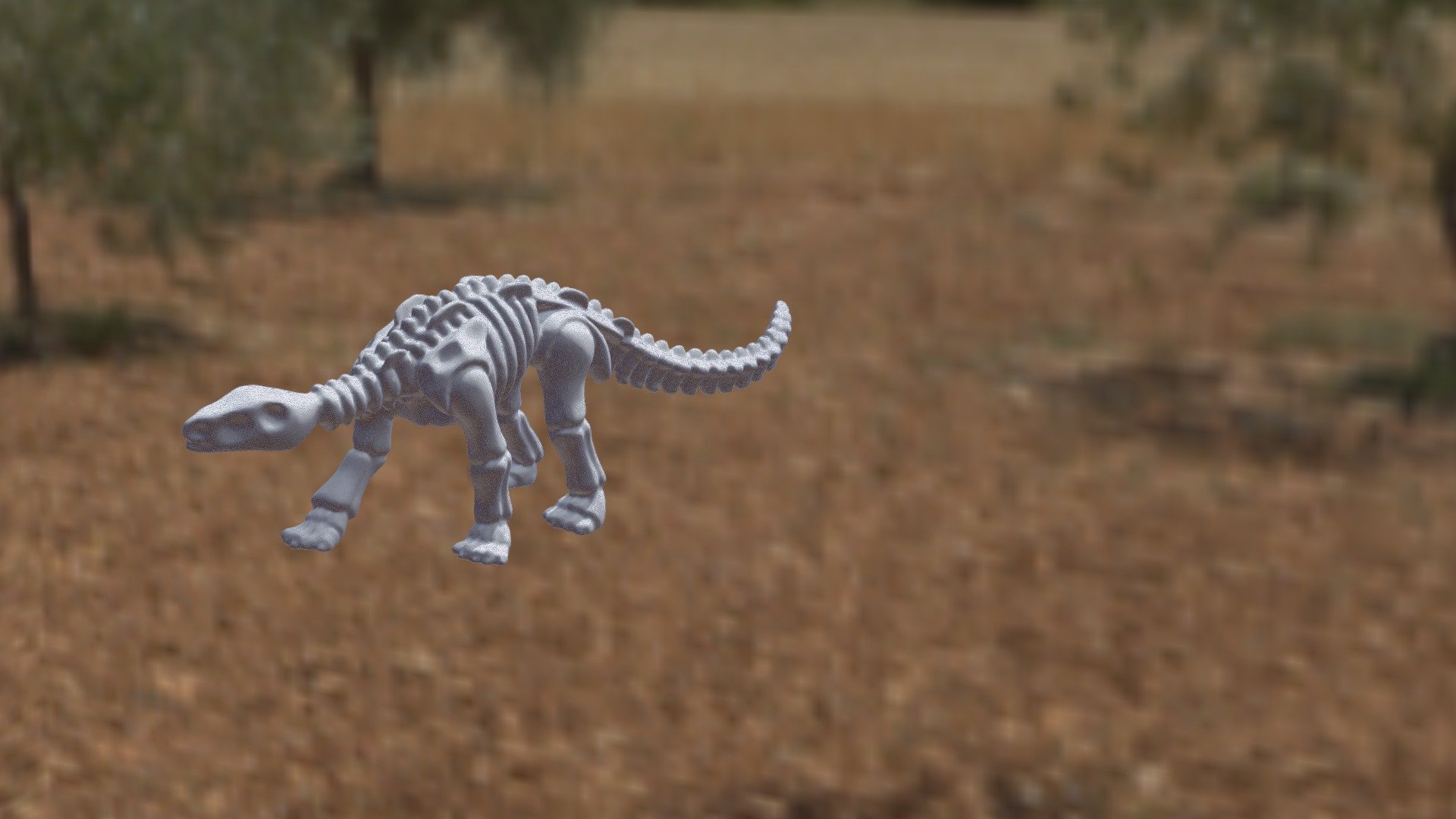 brontossauros skeleton - 3D model by Joao_Silva [f4afec3] - Sketchfab
