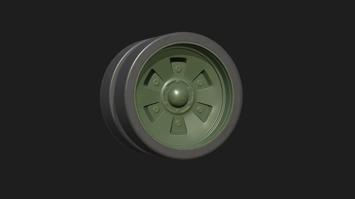Track Roller 3D Model