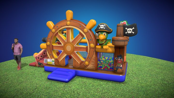 Combo 3 Em 1 Pirata 3D Model