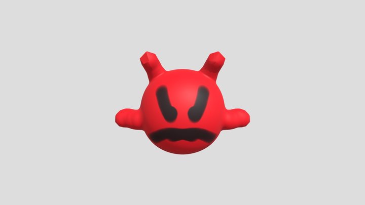 angry man 3D Model
