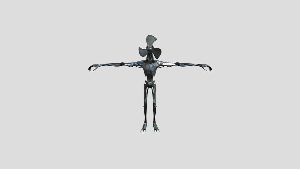 Fan-headed humanoid robot