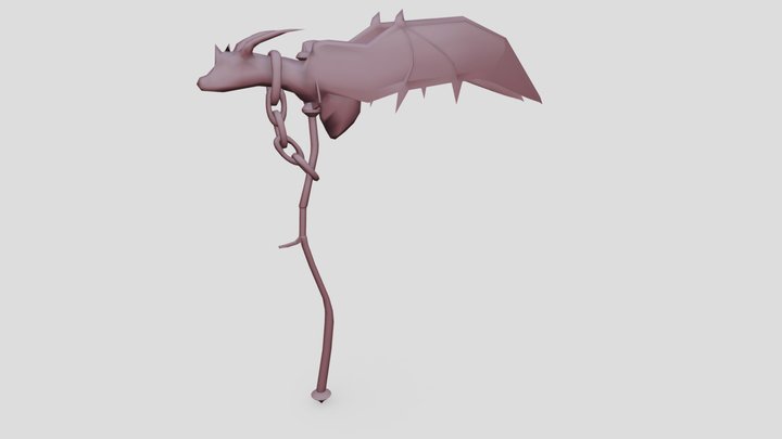 CT4012 Dragon Scythe, Weapon Design 3D Model