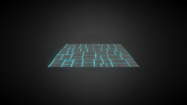 Futuristic floor texture - Substance Designer 3D Model