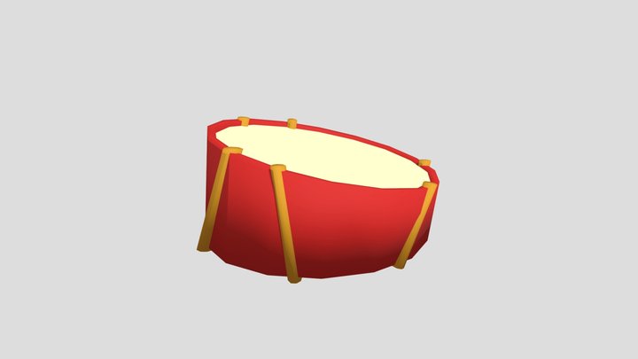 Drums - Talking Pocoyo 3D Model
