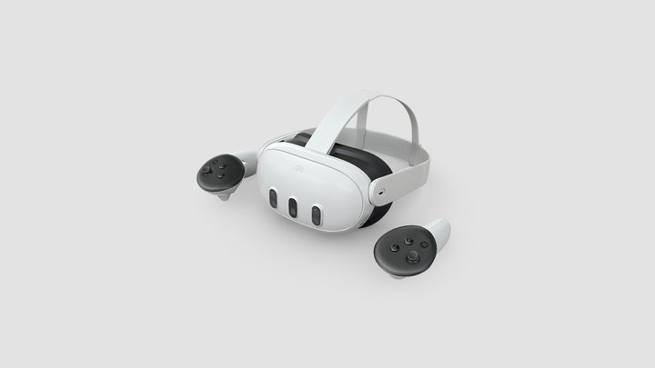 Oculus Quest 3 3D Model