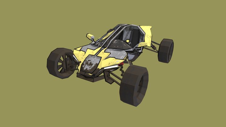 Buggy Eco Animation 3D Model