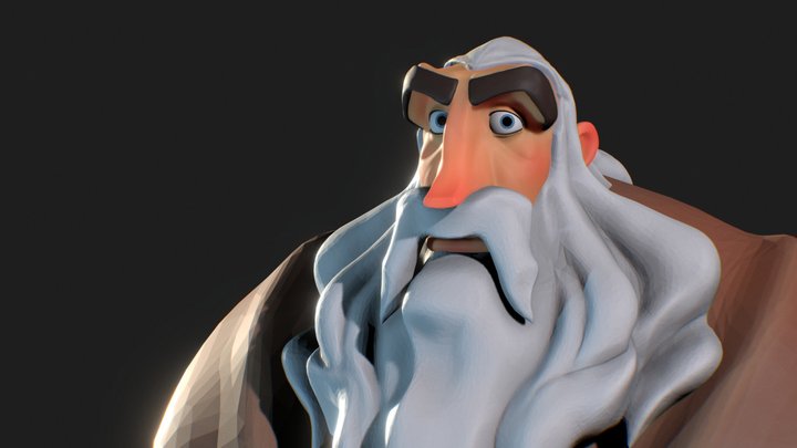 Klaus FanArt decimated 3D Model