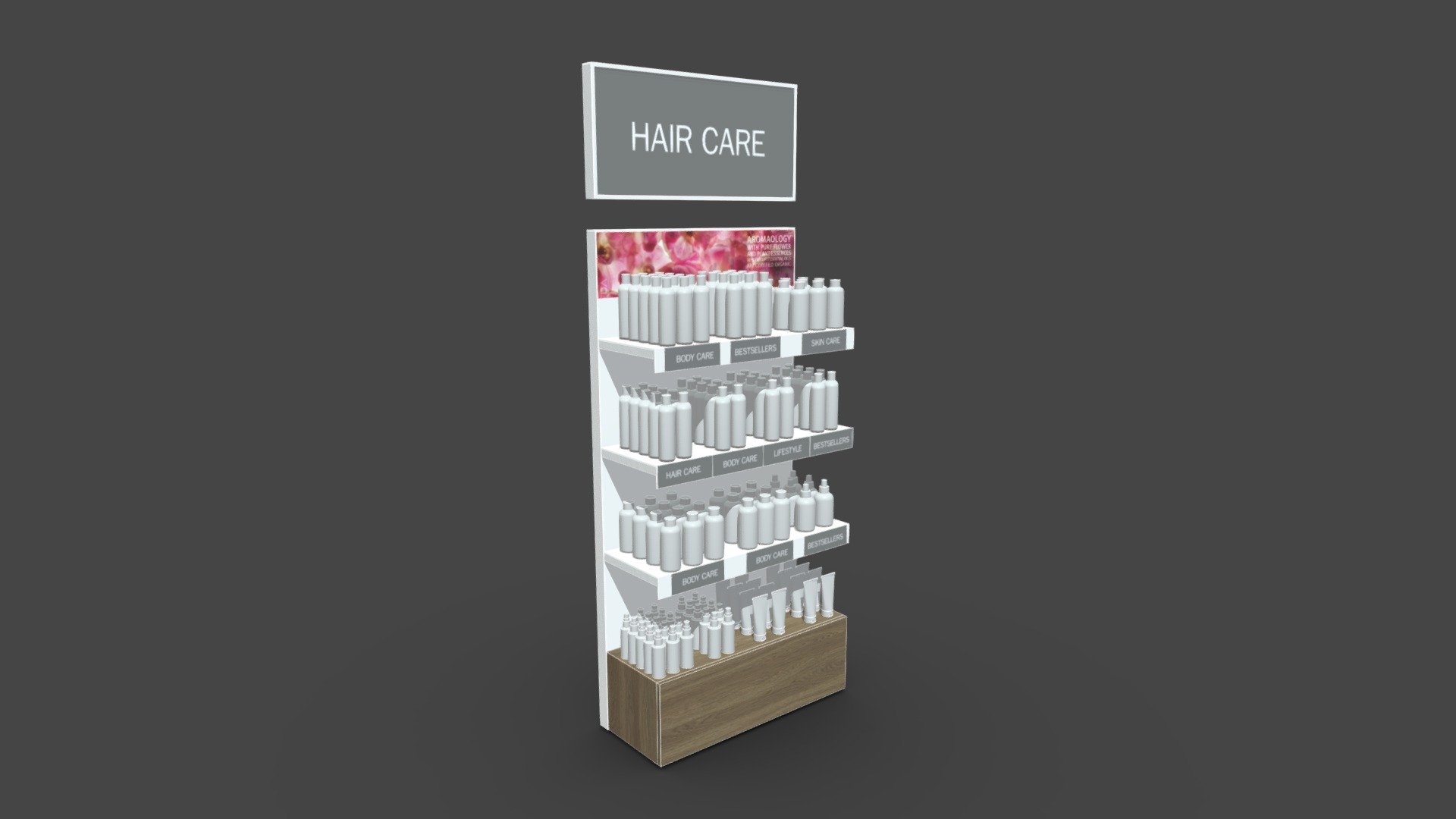 aveda wall unit R3 - 3D model by HHG Retail Displays (@Garibay ...