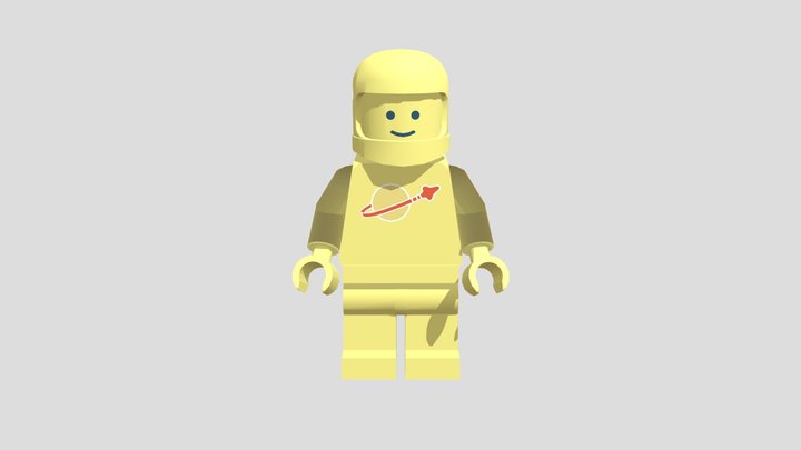 LEGO SPACE Yellow 3D Model