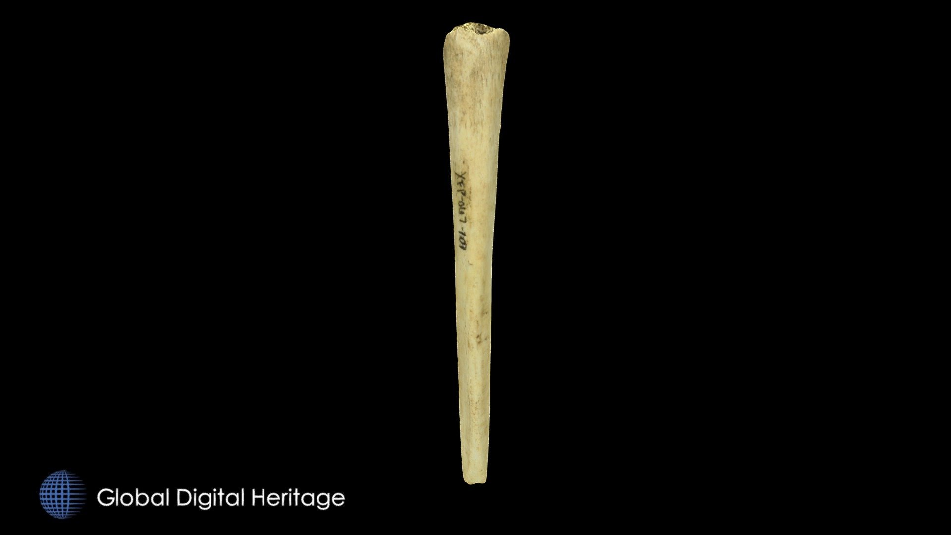XFP-067 bone tool. Sanak Island, Alaska