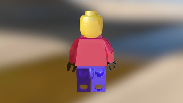 Lego Man 3D Model