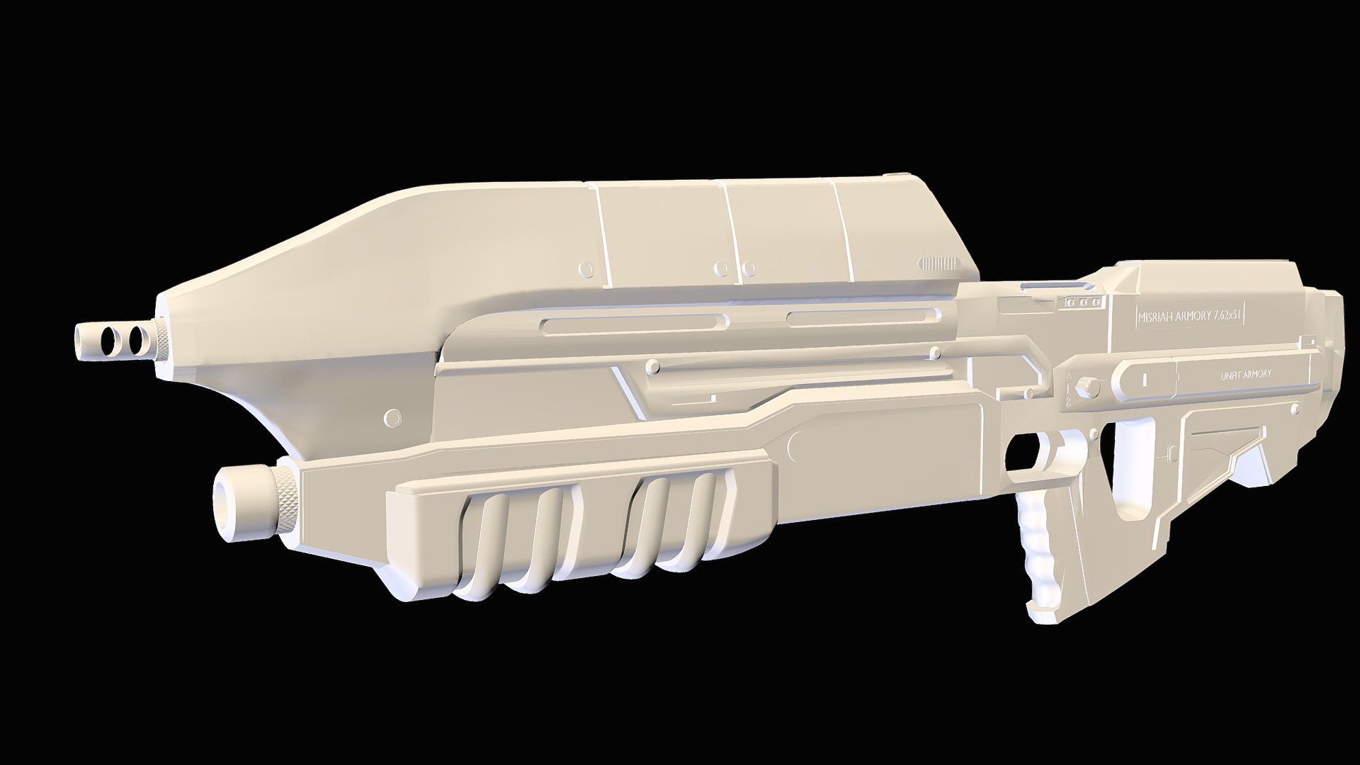 Halo Infinite - MA5 Evolved Assault Rifle - Download Free 3D model by ...