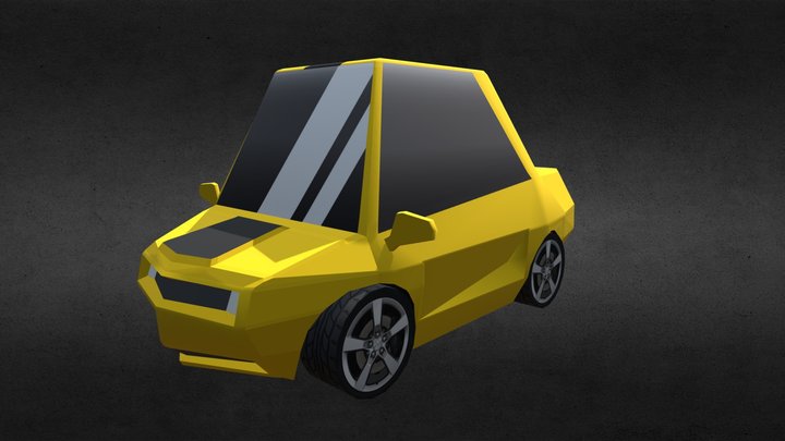 Dashy Crashy Camaro car 3D Model
