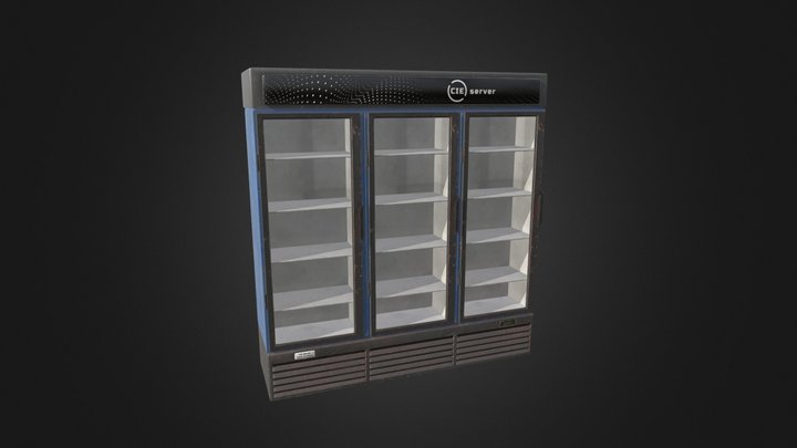 Drink Refrigerator 3D Model