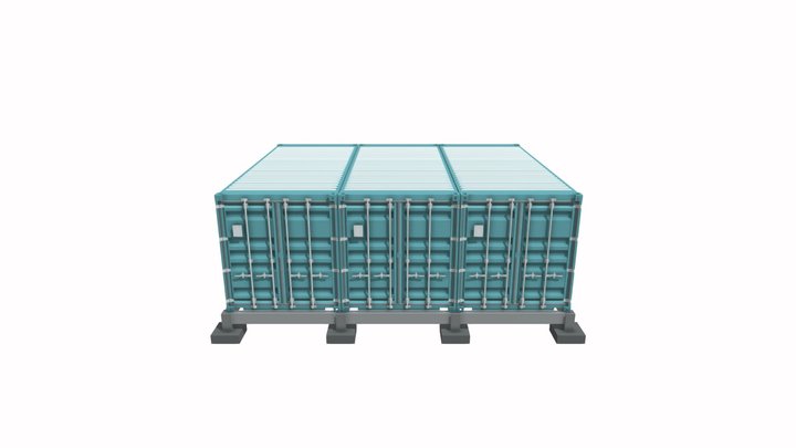 Base para conteiners 3D Model