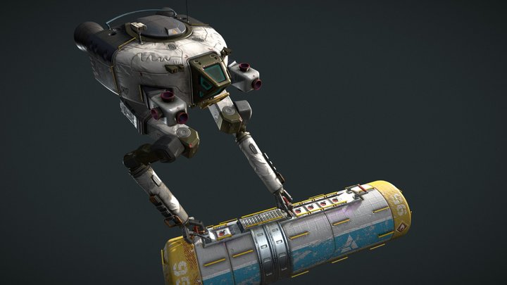 SPACESHIP EAV 2 "CRAB" 3D Model