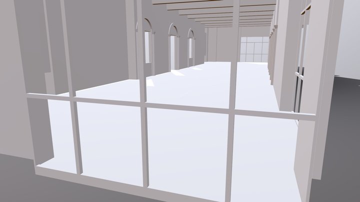 Hall_2_floor 3D Model