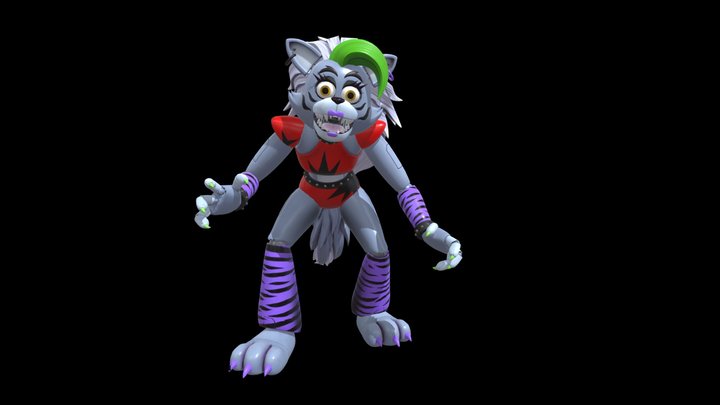FNAF : Security Breach : Roxxane Wolf 3D Model