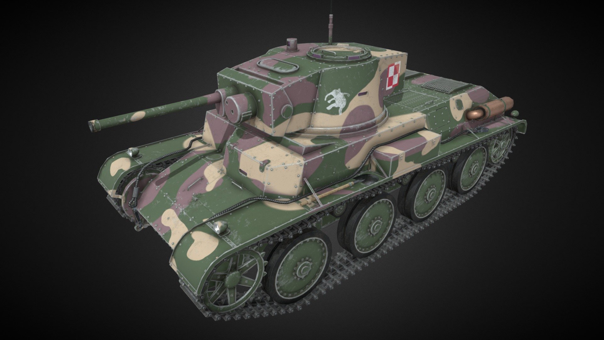 9TP Tank - Download Free 3D model by barking_dogo [f4c0bf5] - Sketchfab