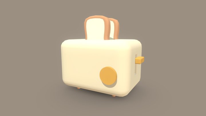 Toast Toaster 3D 3D Model