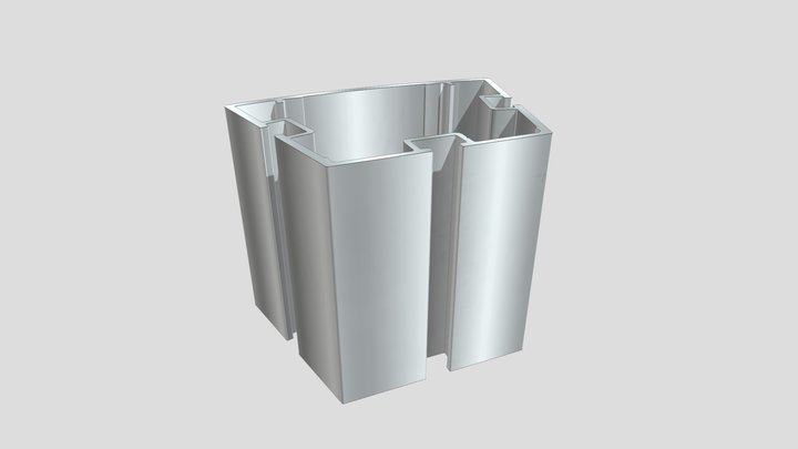 DecoGard Aluminiumprofil 46005 30° 3D Model