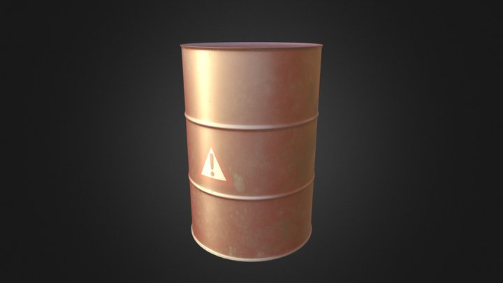 Explosive Barrel [Marksman League] 3D Model