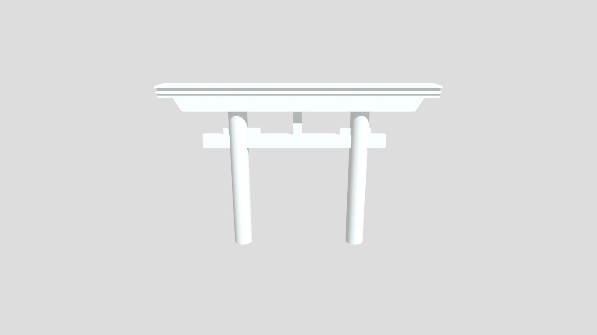 Traditional Japanese Shrine (Untextured) - 3D model by LKoutaB (@LukeKB ...
