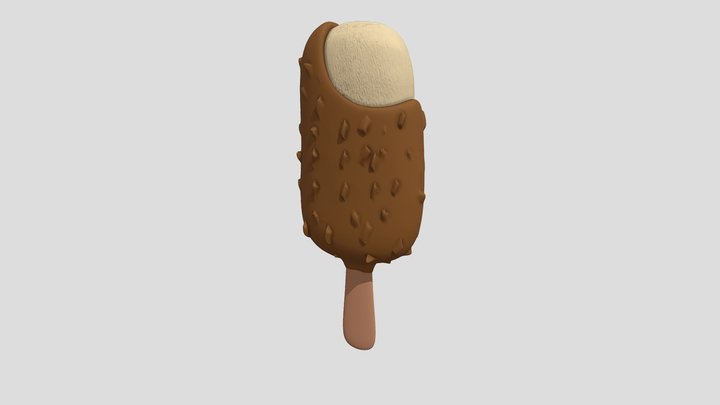 Helado Crema 3D Model