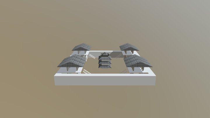 Building Headquarters 3D Model