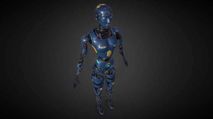 Robot LEDI001 3D Model