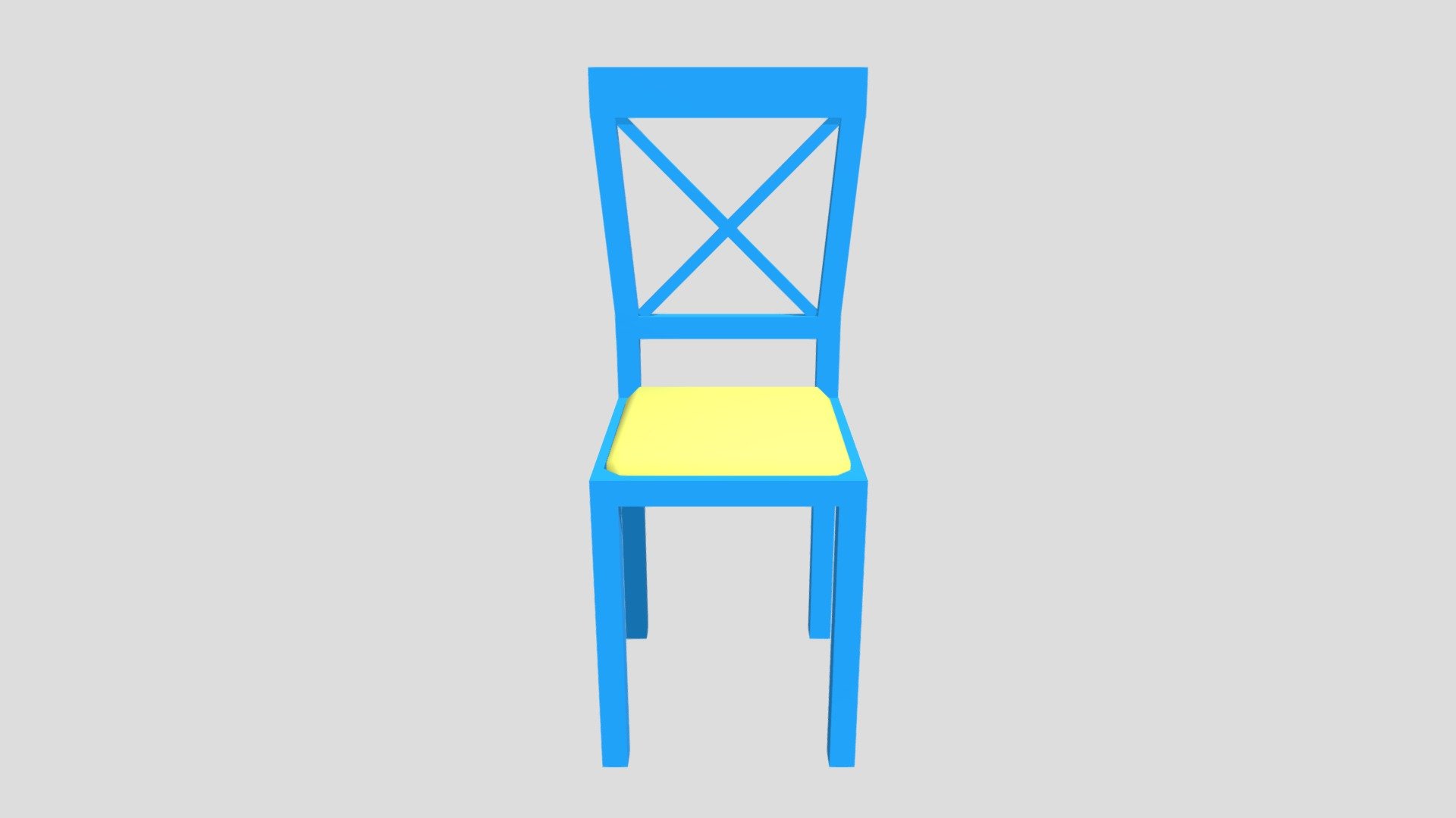 Greek Dining Chair Blue2