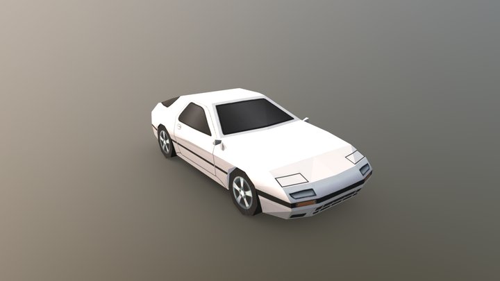Mazda RX-7 FC (Tuned) - Super Drift 3D 3D Model