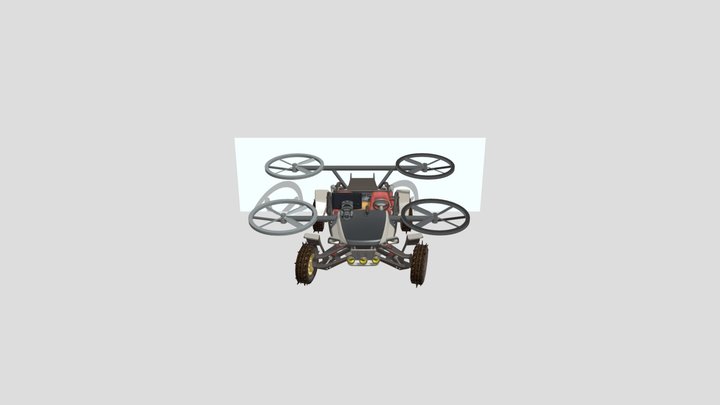Flying Car 3D Model