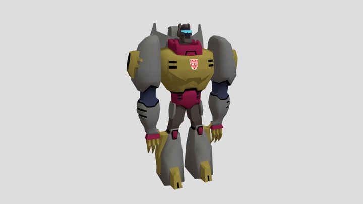 Grimlock Animated 3D Model