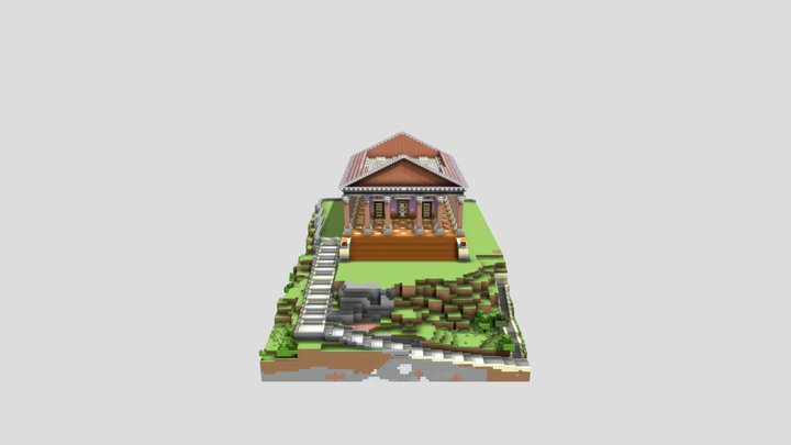 Templo de Iove Optimo Maximo Capitolino 3D Model