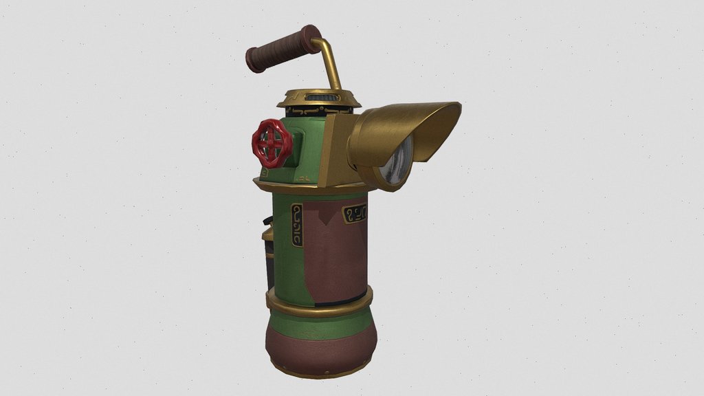 Steampunk Handheld Lantern