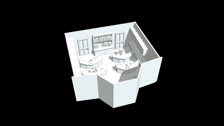Arson About Classroom 3D Model