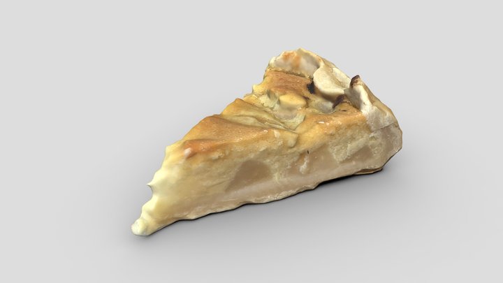 Slice of home made pear tart – Modèle 3D gratuit STL