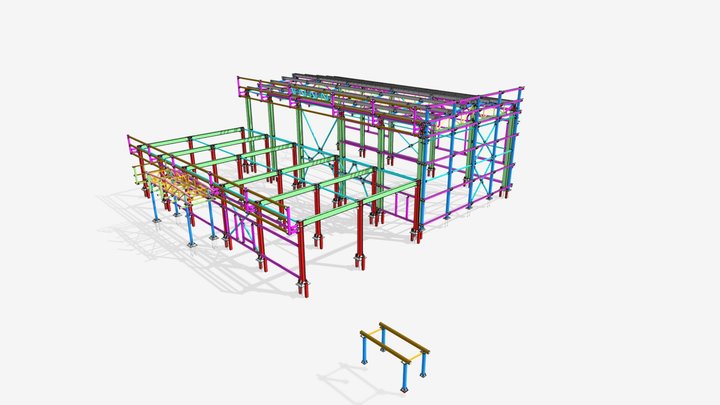 КМД. Спортивный зал 3D Model