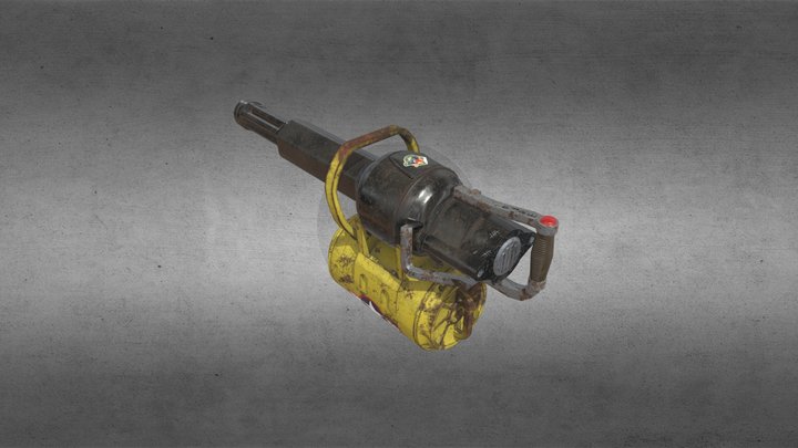Minigun 3D Model