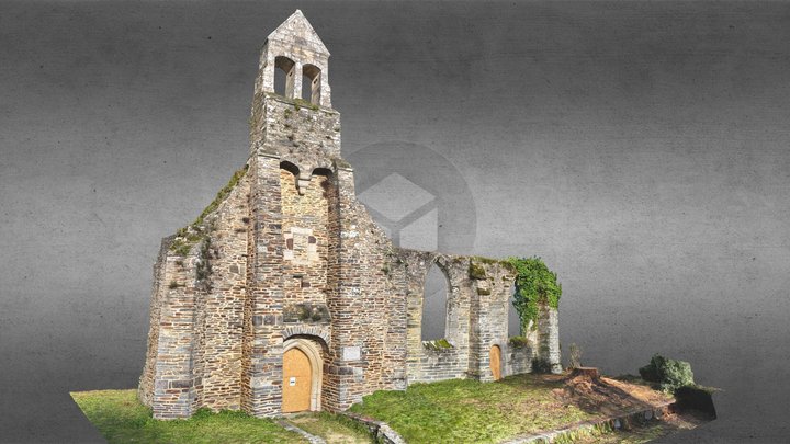 Vestiges de la Madeleine - Malestroit 3D Model
