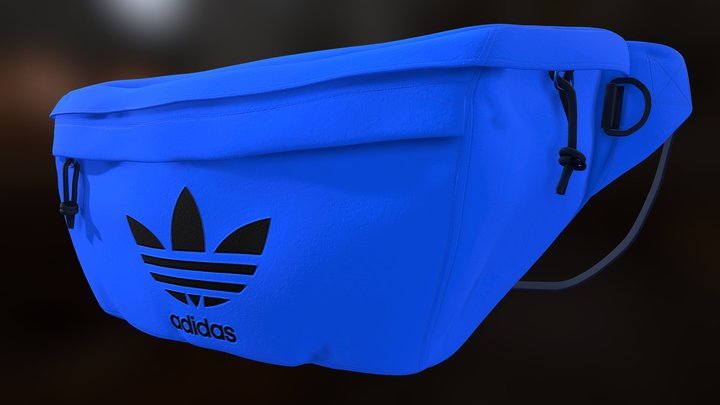 Riñonera Adid as Azul – Gratis 3D-model STL